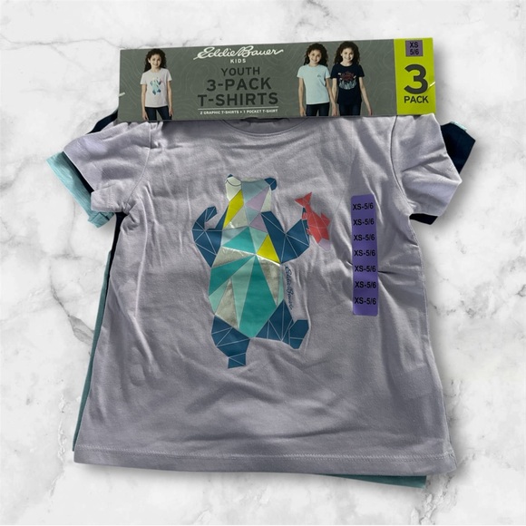 Eddie Bauer Other - Eddie Bauer Kids' 3-Pack T-Shirts XS (5/6)